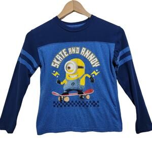 Lot of Boys T shirts Phineas & Ferb Star Wars Minions Size 7 and 8